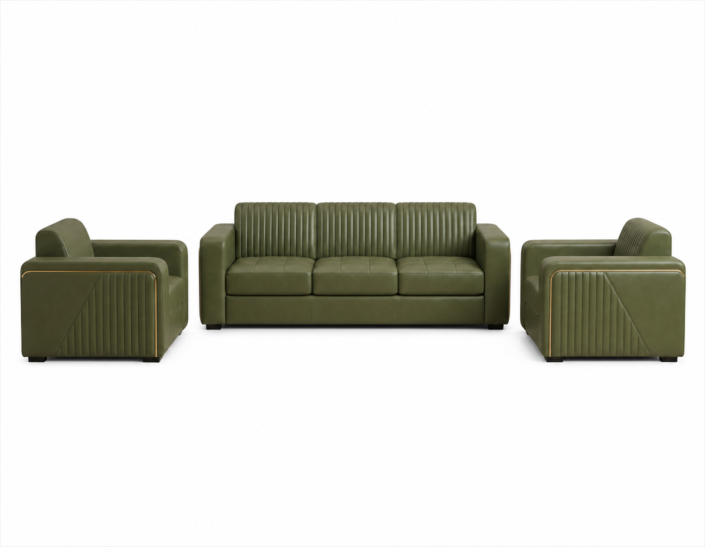 Luxe 3+1+1 Modular Sofa Set view 2